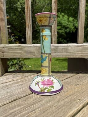 Floral Ceramic Candle Holder